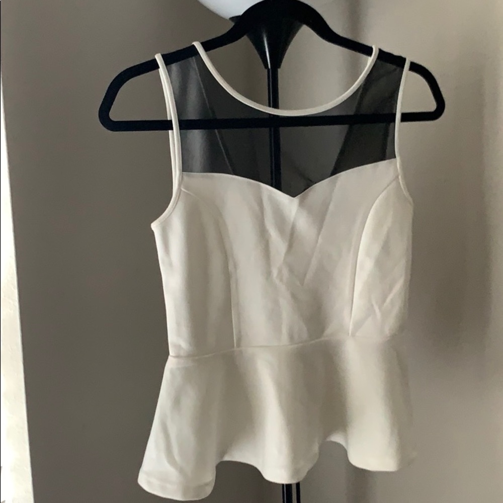 F21 PEPLUM TOP (SMALL)